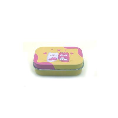 China Recyclable Ready To Ship Rectangular Mini Chocolate Bean Packaging Mini Chocolate Bean Packaging Tin Box Rectangular Tin Box for sale