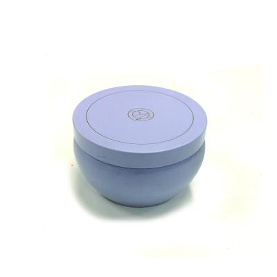 China Custom Printing Seamless Candle Tin Box Tin Cart Trolley Box With Lid For Candle Tin Metal Packaging Empty Round Candle Tin Cans for sale