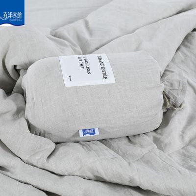 China Disposable China Suppliers Wholesale Pure French Linen Bedding Duvet Cover for sale