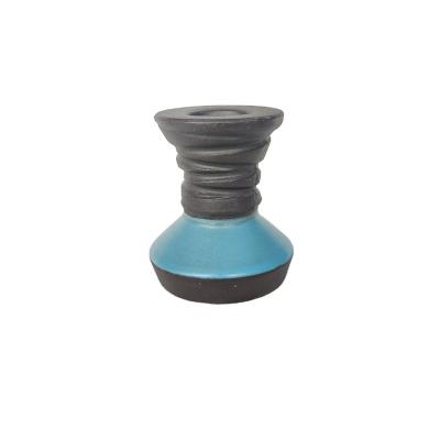 China 2022 Soft Durable Using Low Price Colorful Black Porcelain Soil Hookah Ceramic Bowl Wholesale Hot Sale for sale