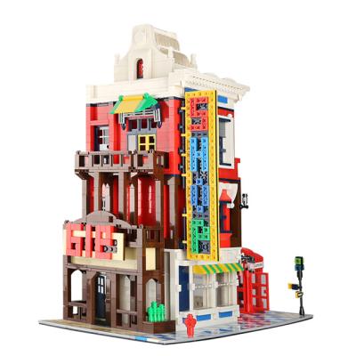 China Toy Wange 2332pcs 6311 Electronic Store Theme Creative Corner Child's Diamond Building Blocks For New Design for sale