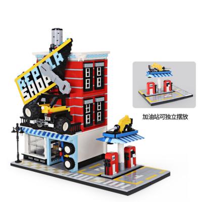 China Toy Wange Electronic 6314 2120pcs Car Service Center Block Building Toys Building Toys Gifts for sale