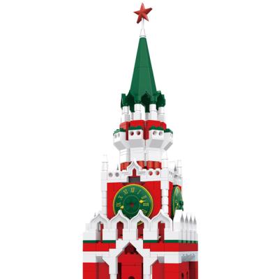 China Electronic Toy Wange 5219 Famous Russia Kremlin Building Blocks Toys DIY Assemble Gift For Children for sale