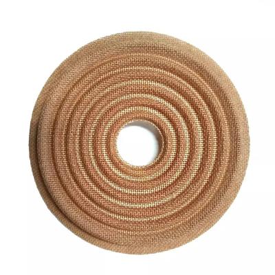 China 4mm Brown Spider of Speaker with poly cotton damper , hifi horn speaker parts liner spider for sale