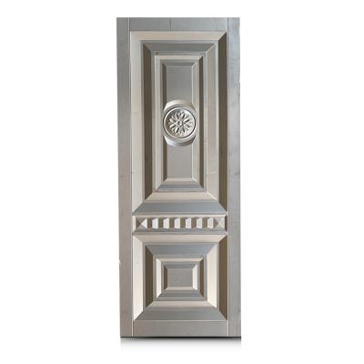 China Exterior Door Skin Waterproof Customized Cold Embossed Steel Doors Panel Steel Cast Metal Mold Stamped Steel Doors for sale