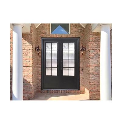 China Nigeria Easily Assembled Sliding Custom High Quality Single Entrance Curtain Door Exterior Aluminum Glass Door New Design for sale