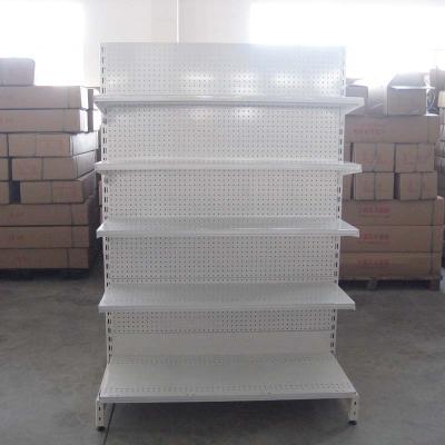 China Double-sided Wholesale Double Sided Grocery Store Display Rack Shelf Supermarket Shelves for sale