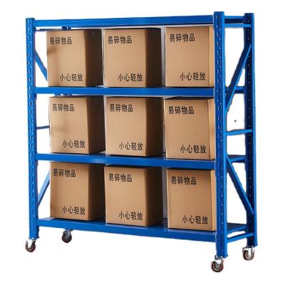 China Corrosion Protection Hot Sale Office Garage Steel Shelving Storage Stacking Shelf Rack For Warehouse for sale