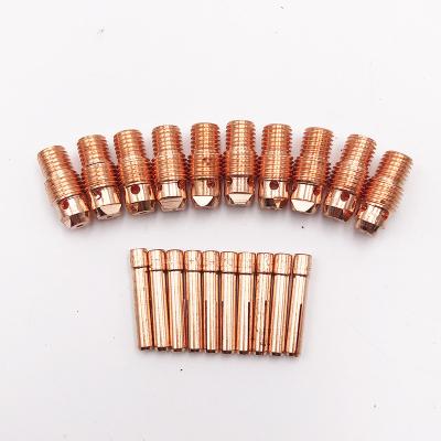 China 20 Piece Tig Welding Torch Parts Tig WP-9 WP-20 WP-25 Tig Collet Body and WP-9 WP-20 WP-25 Ring Consumables for sale