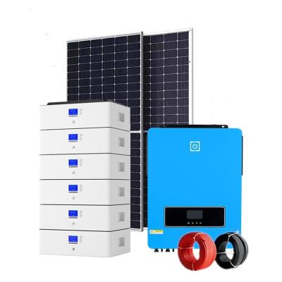 China Home Off Grid Hybrid Solar Inverter 5kw 8kw 10kw Three Phase For Solar Storage System for sale