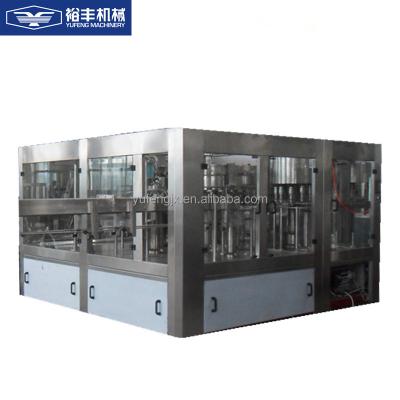 China Fully Automatic Carbonated Beverage Yufeng Beverage Tin Can Washing/Filling/Sealing Machine for sale