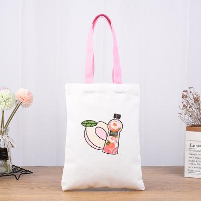 China Cotton Canvas Drawstring Bag Dust Handled Tote Bags, for sale