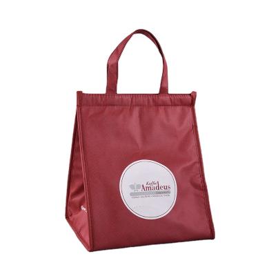 China Supermarket Handled Non Woven T Shirt Bag Shopping, Non Woven Fabric Carry Tote Bag For Shopping, PP Non Woven Shopping Bag PE Emboss for sale