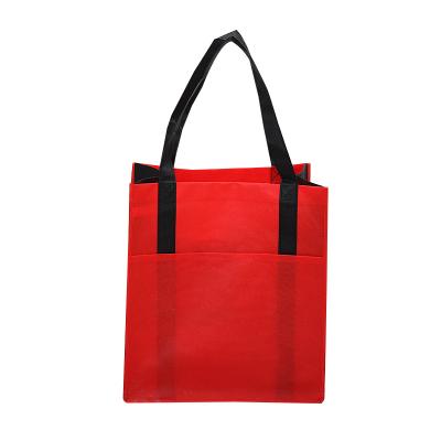 China Handled non woven for bagwoven bagshopping bagstring, pp laminated non woven shopping bag, biodegradable reusable non woven shopping bag for sale