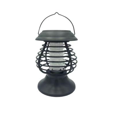 China Camping Standard Light Solar Powered Outdoor Yard Hanging Electric Shock Mosquito Killer Hanging Portable Mosquito Killer Lamp for sale