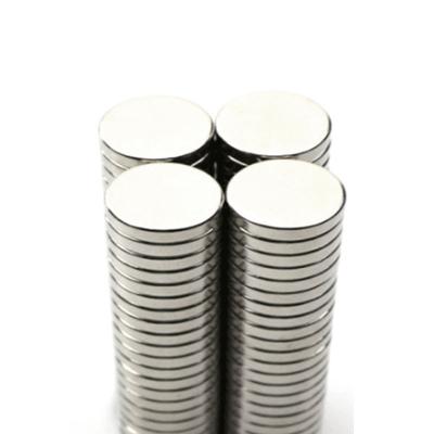 China Metal Customized Super Strong Magnetic Materials Neodymium Round Magnet magnetic strong earth rare magnet for sale