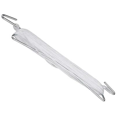 China Greenhouse Tomato Staple Tunnel Greenhouse Planting Hook Galvanized Wire Double Hanging Hook With Twine for sale