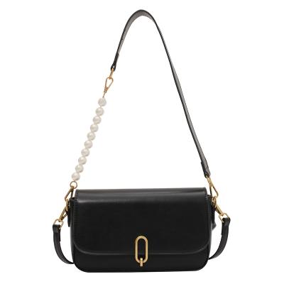 China Hot Sale Fashion Horizontal Exquisite Workmanship Goods Material Women Shoulder Bag for sale