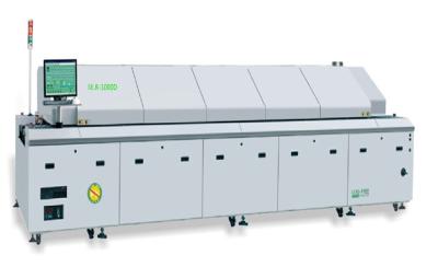 China 83KW SMT Reflow Soldering Oven Conveyor Rail Fixed Type , 3892mm Heating Zone Length for sale