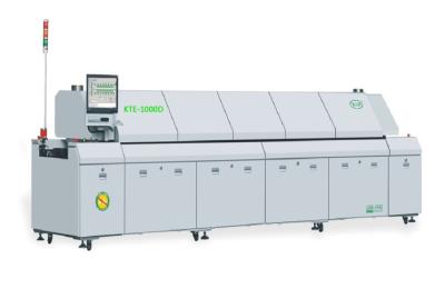 China KTE-1000D SMT Reflow Oven Machine With Double Safety Control Mode , 83KW Total Power for sale