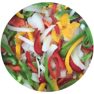 China IQF FROZEN Mixed Vegetables Mixed Vegetables Pepper Frozen Mixed Strips for sale