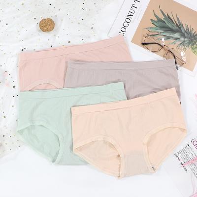 China Ladies Underwear Antibacterial Seamless Hip Lift Safety Pants Healthy Graphene Crotch Briefs 4 Pieces Boxed for sale