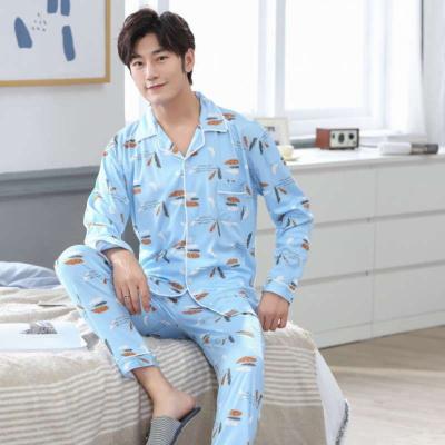 China New Fantastic Quality Satin QUICK DRY Fully Stocked Creative Pajamas Long Sleeve Men's Pajamas Sleeve for sale