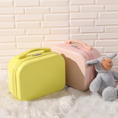 China High Quality Fashion Custom Professional Personalized Cute Candy Color Small Luggage Make Up Cosmetic Bag Case for sale