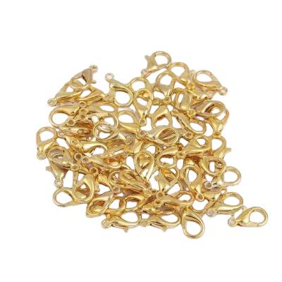 China Buckle Plated Alloy Lobster Clasp DIY Jewelry Accessories Gold Lobster Clasp Necklace Bracelet Link Accessory for sale