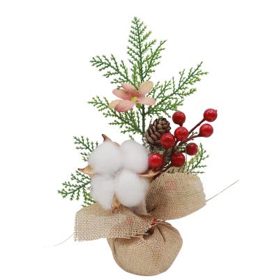 China Christamas Mini Home Decoration 25cm Table Top Christmas Tree Window Home Holiday Decorations Christmas Tree Mini For Xmas Decorations for sale