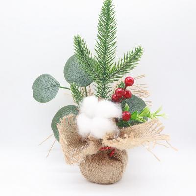 China Decoration 30cm Christmas Decorations Window Show Miniature Christmas Tree Mini Christmas Tree Display Home Party Decorations for sale