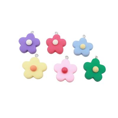 China China Central Institute of Statistics Small Children's Wind Pendant Small Children's Hair Accessories Necklace Earring Necklace Accessories Mobile Phone Case Handmade Nail Resin Flowers for sale