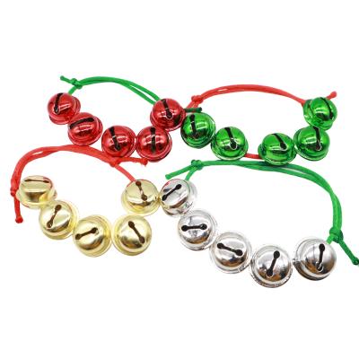 China Vintage Children's Toy Bell Bracelet Hand Ring Bell DIY Accessories Baby Chime Jingling Hand Catenary for sale