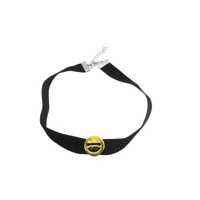 China Personalized Black Silk Strap Tying Collar Dog and Cat Leash Ring Bell Pet Collar for sale