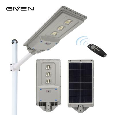 China High Power Panel Waterproof IP65 Outdoor 100W Integrated All In One Solar Led Street Light for sale