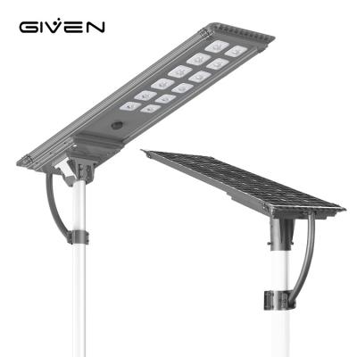 China High Lumen Moving Sensor Outdoor Waterproof IP65 40W 50W 60W 80W 100W 120W All In One Solar Led Street Light for sale