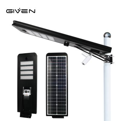 China Specialized Factory Outdoor Highway 40W 60W 100W All In One Solar Road Light With CCTV Camera for sale