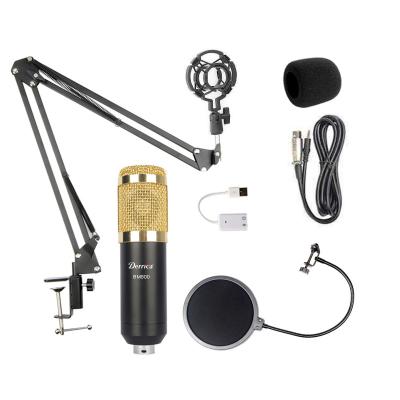 China Cheap BM800 condenser microphone even desktop with table arm stand for sale