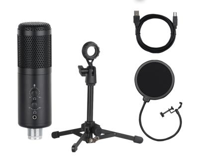 China A-9 Clear Sound High End Streaming Professional Desktop Podcast Condenser Microphone USB Tripod Recording Live Broadcast MIC for sale