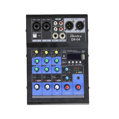 China Small 16 DSP 4 Channel Audio Mixer for sale