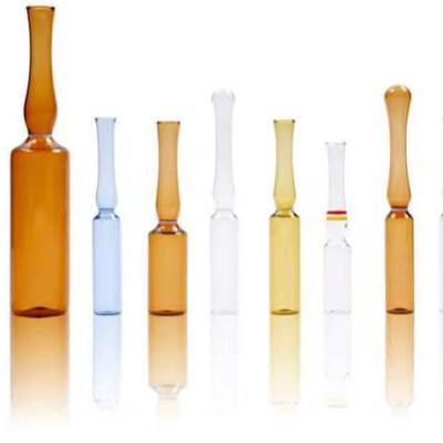 China Empty Customized Clear glass Injection Pharmaceutical Glass Ampoules For Medicine for sale