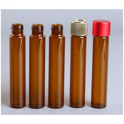 China wholesale manufacturer round bottle  cork top Glass pre roll tubes for sale