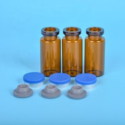 China Custom Tubular Pharmacy 5ml 10ml 15ml 20ml clear storage mini amber glass vials roller vial for sale