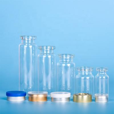 China China wholesale custom size clear penicillin glass pharmaceutical bottles small vials for sale