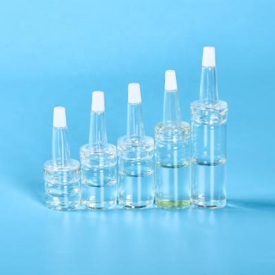 China China supplier 7ml clear pharmaceutical glass vial with pointed mouth cap for sale