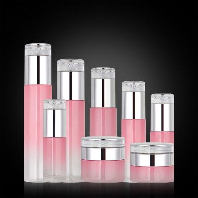 China Wholesale Skincare Packaging 50ml 100ml 20g 50g Cosmetic Serum Glass Bottles Jars Pump Lotion Skincare Bottle for sale