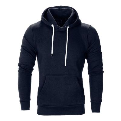 China Solid Color Anti-Shrink Cotton/Polyester Anti-Shrink Wholesale Fleece Custom Design Sporting Performance Men Sweatshirt Hoodies for sale