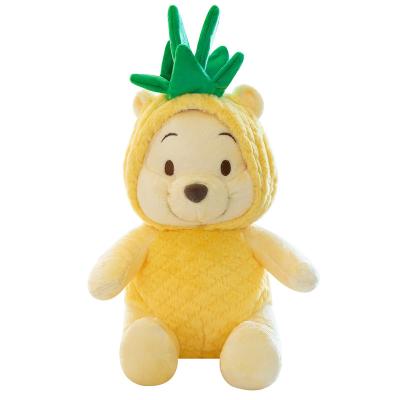 China 2023 Plush OEM ODM Mascot Wholesale Decoration Pineapple Bear Stuffed Animal Toy for sale