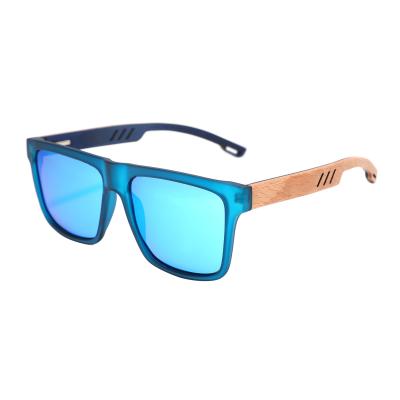 China Eco-Friendly Wooden Plastic Frame Sunglasses Fashion Sunglasses 2021 Wooden Sunglasses for sale