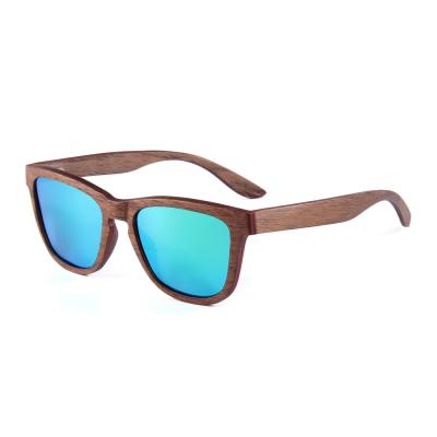 China Comfort Vintage Sunglasses Wood Sunglasses Full Spring Hinged Polarized Lens Wood Sunglasses for sale